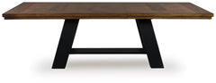 Best Furniture Outlet - Ashley Furniture - Greddinton Dining Extension Table - Dining Extension Table / Brown/Black - PCD824D11