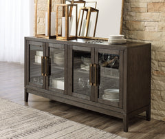 Best Furniture Outlet - Ashley Furniture - Burkhaus Dining Room - Dining Room Server / Dark Brown - D984-60