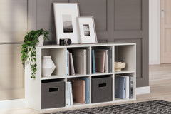 Best Furniture Outlet - Ashley Furniture - Aprilyn Eight Cube Organizer - Eight Cube Organizer / White - EA1024-4X2