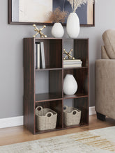 Best Furniture Outlet - Ashley Furniture - Glosmount Six Cube Organizer - Six Cube Organizer / Cherry/Light Brown - EA1055-3X2