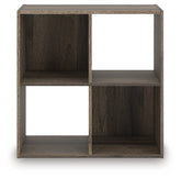 Best Furniture Outlet - Ashley Furniture - Shallifer Four Cube Organizer - Four Cube Organizer / Brown - EA1104-2X2