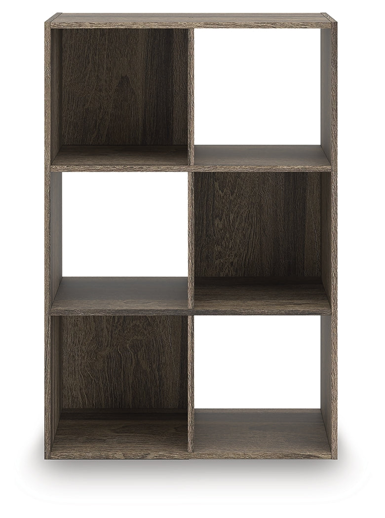 Best Furniture Outlet - Ashley Furniture - Shallifer Six Cube Organizer - Six Cube Organizer / Brown - EA1104-3X2