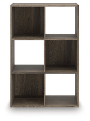 Best Furniture Outlet - Ashley Furniture - Shallifer Six Cube Organizer - Six Cube Organizer / Brown - EA1104-3X2
