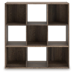 Best Furniture Outlet - Ashley Furniture - Shallifer Nine Cube Organizer - Nine Cube Organizer / Brown - EA1104-3X3