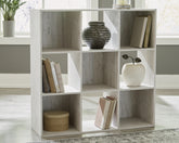 Best Furniture Outlet - Ashley Furniture - Paxberry Nine Cube Organizer - Nine Cube Organizer / Whitewash - EA1811-3X3