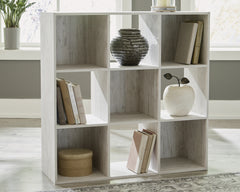 Best Furniture Outlet - Ashley Furniture - Paxberry Nine Cube Organizer - Nine Cube Organizer / Whitewash - EA1811-3X3
