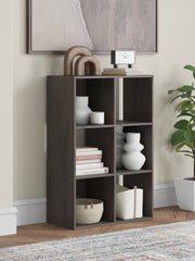 Best Furniture Outlet - Ashley Furniture - Piperton Six Cube Organizer - Six Cube Organizer / Charcoal - EA5514-3X2