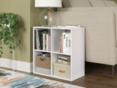 Best Furniture Outlet - Ashley Furniture - Onita Four Cube Organizer - Four Cube Organizer / White - EA9630-2X2