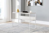 Best Furniture Outlet - Ashley Furniture - Deznee Office Desk - Home Office Desk / White - H162-14