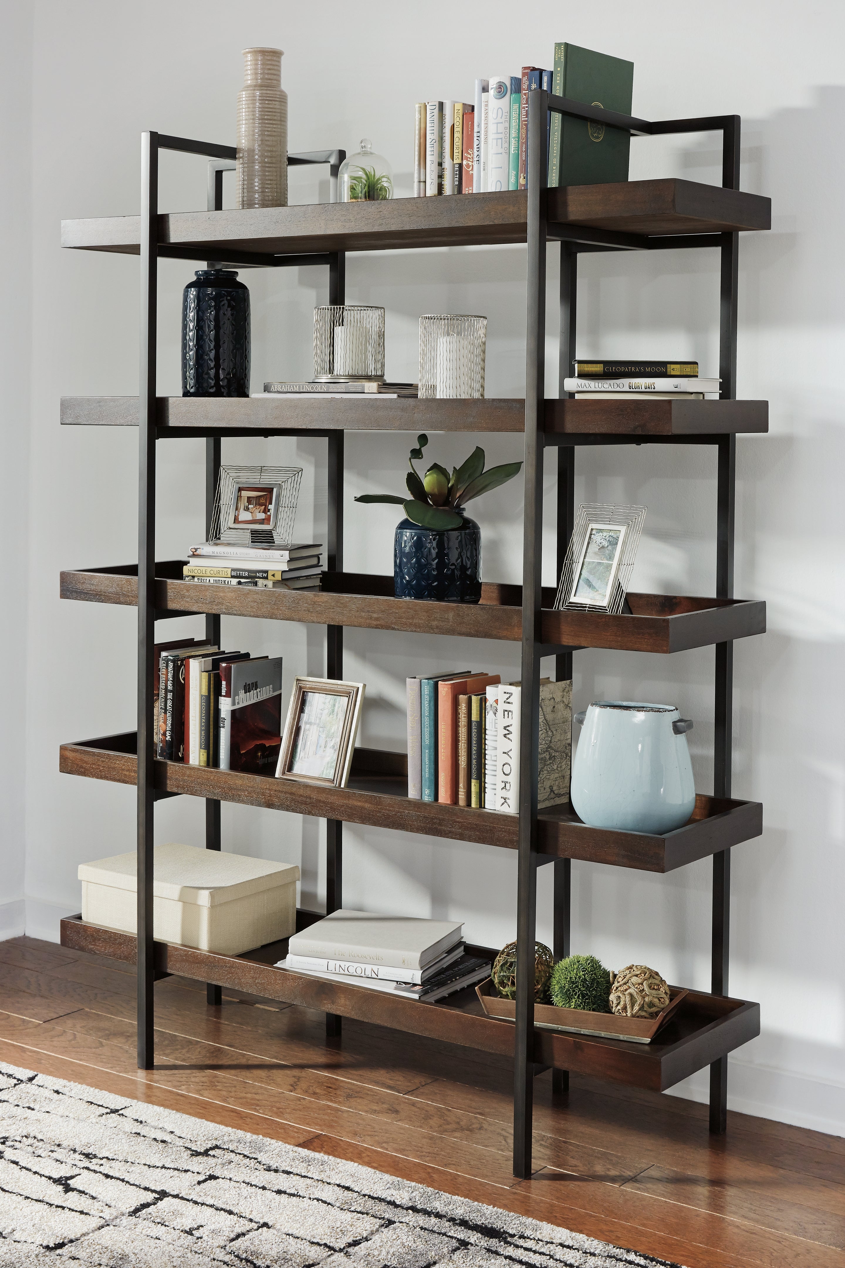 Best Furniture Outlet - Ashley Furniture - Starmore Bookcase - Bookcase / Brown - H633-70