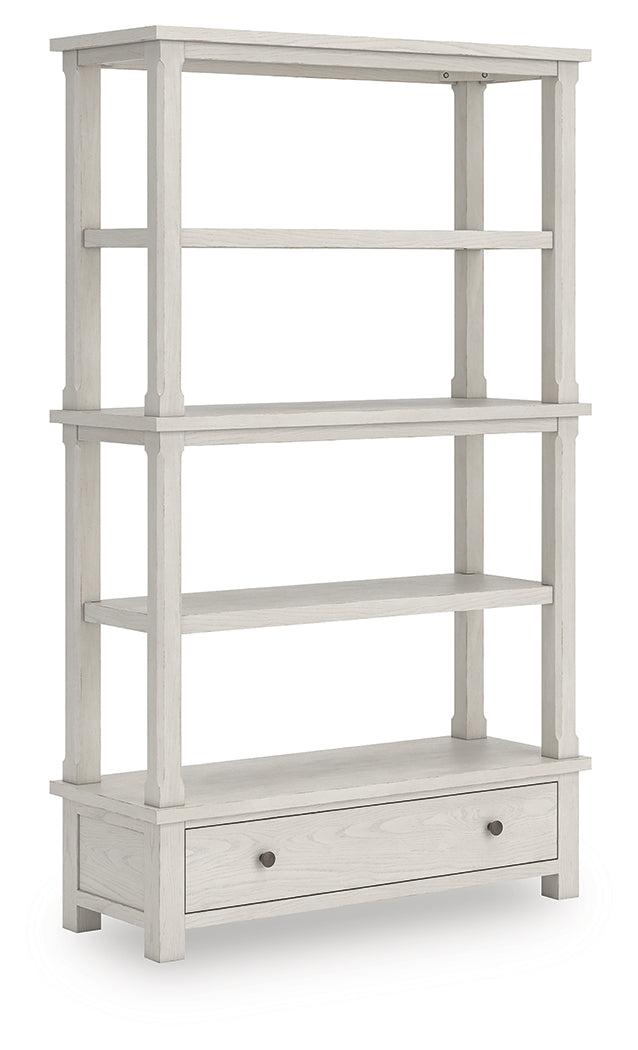 Best Furniture Outlet - Ashley Furniture - Robbinsdale Bookcase - Bookcase / Antique White - H742-70