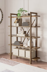 Best Furniture Outlet - Ashley Furniture - Roanhowe Bookcase - Bookcase / Brown - H769-70