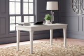 Best Furniture Outlet - Ashley Furniture - Kanwyn Office Desk - Home Office Desk / Whitewash - H777-44