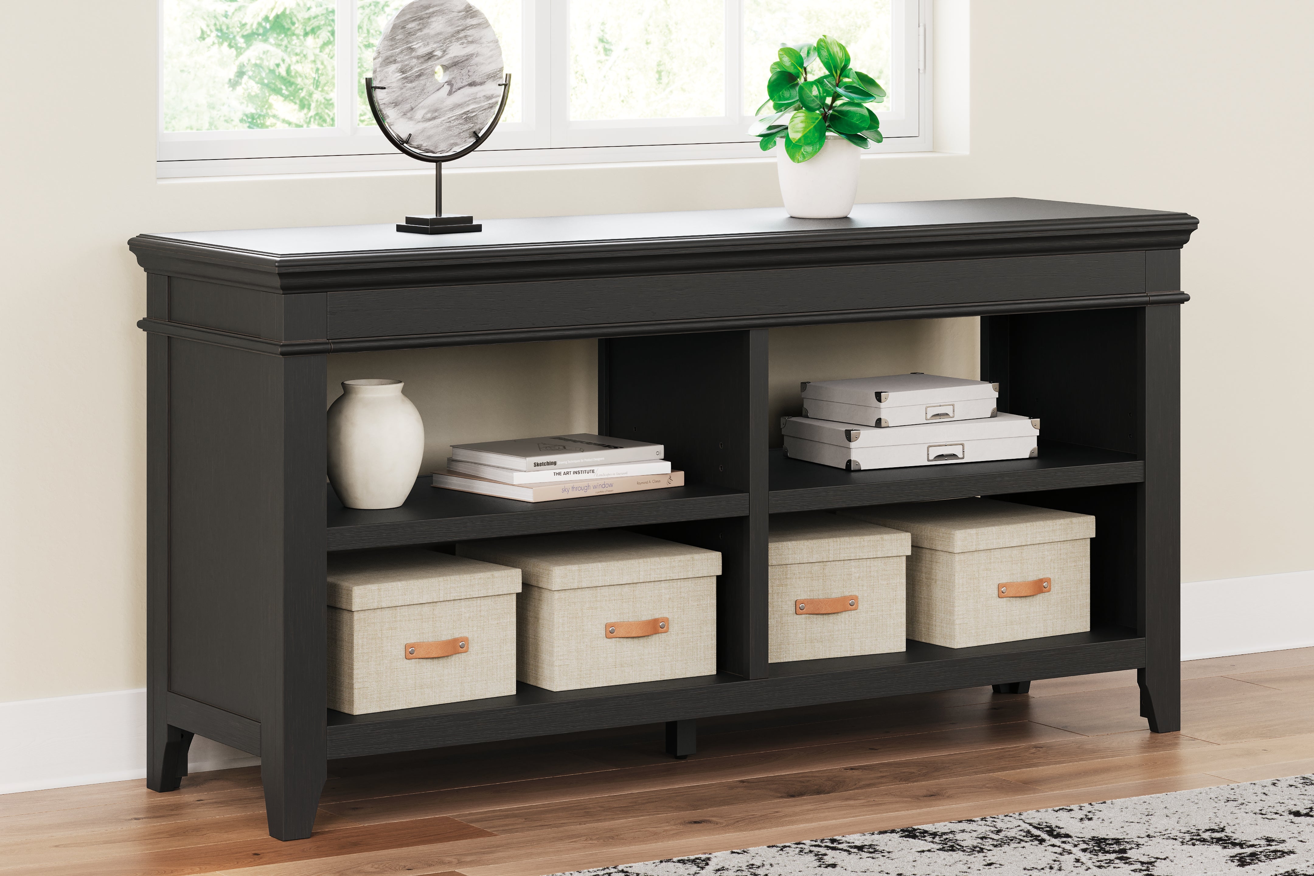 Best Furniture Outlet - Ashley Furniture - Beckincreek Credenza - Credenza / Black - H778-46