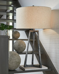 Best Furniture Outlet - Ashley Furniture - Ryandale Lighting - Table Lamp (Set of 2) / Antique Black - L208344X2