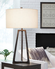 Best Furniture Outlet - Ashley Furniture - Ryandale Lighting - Metal Table Lamp (1/CN) / Antique Black - L208344