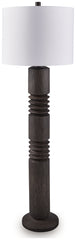 Best Furniture Outlet - Ashley Furniture - Fainwell Lighting - Poly Floor Lamp (1/CN) / Distressed Black - L235861