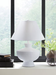 Best Furniture Outlet - Ashley Furniture - Harelwood Lighting - Poly Table Lamp (1/CN) / White - L235934