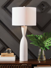 Best Furniture Outlet - Ashley Furniture - Davinford Lighting - Poly Table Lamp (1/CN) / White - L236004
