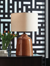 Best Furniture Outlet - Ashley Furniture - Aaleahya Lighting - Glass Table Lamp (1/CN) / Rust - L430904