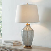 Best Furniture Outlet - Ashley Furniture - Abbriel Lighting - Glass Table Lamp (1/CN) - L430974
