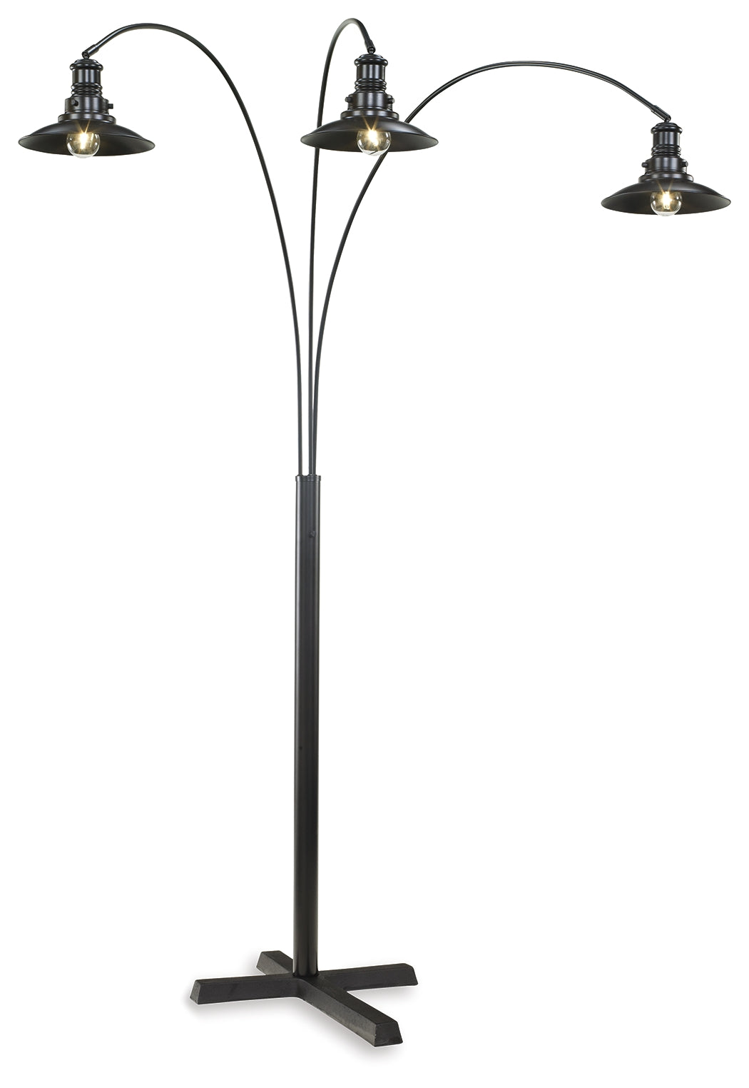 Best Furniture Outlet - Ashley Furniture - Sheriel Lighting - Metal Arc Lamp (1/CN) / Black - L725059
