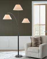 Best Furniture Outlet - Ashley Furniture - Gibbswellner Lighting - Metal Arc Lamp (1/CN) - L725159