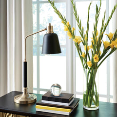 Best Furniture Outlet - Ashley Furniture - Clairwell Lighting - Metal Desk Lamp (1/CN) - L734422