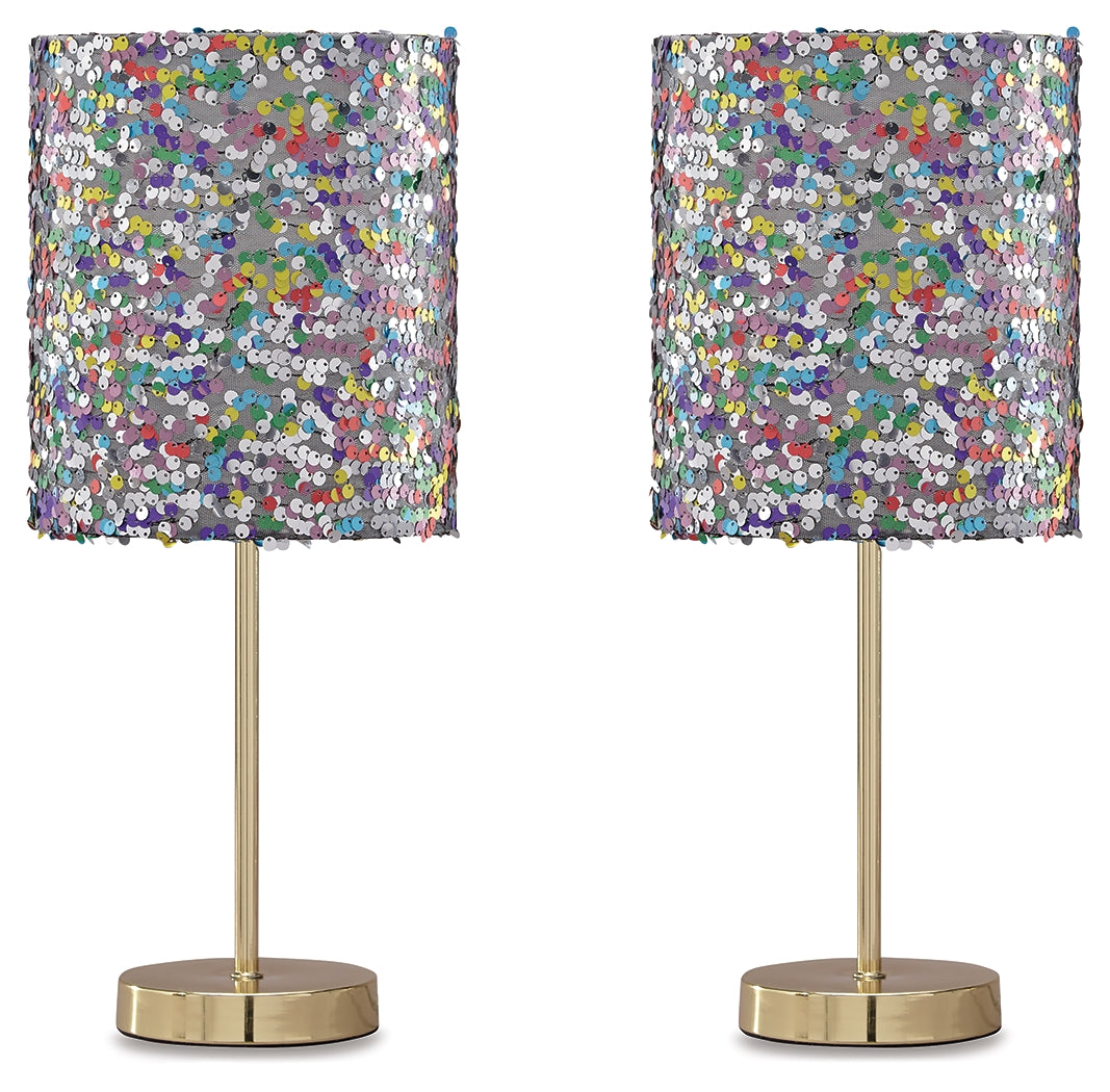 Best Furniture Outlet - Ashley Furniture - Maddy Lighting - Table Lamp (Set of 2) / Multi - L857724X2