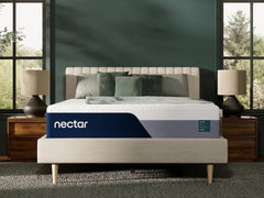 Best Furniture Outlet - Ashley Furniture - Nectar Premier Memory Foam 5.1 Mattresses - Full / White - M12621