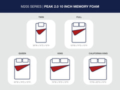 Peak 2.0 10 Memory Foam Mattresses