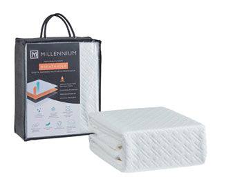 Best Furniture Outlet - Ashley Furniture - Basic Protector Queen Mattress Protector (Set of 4) - QN Mattress Protector(4/CS) - M30803