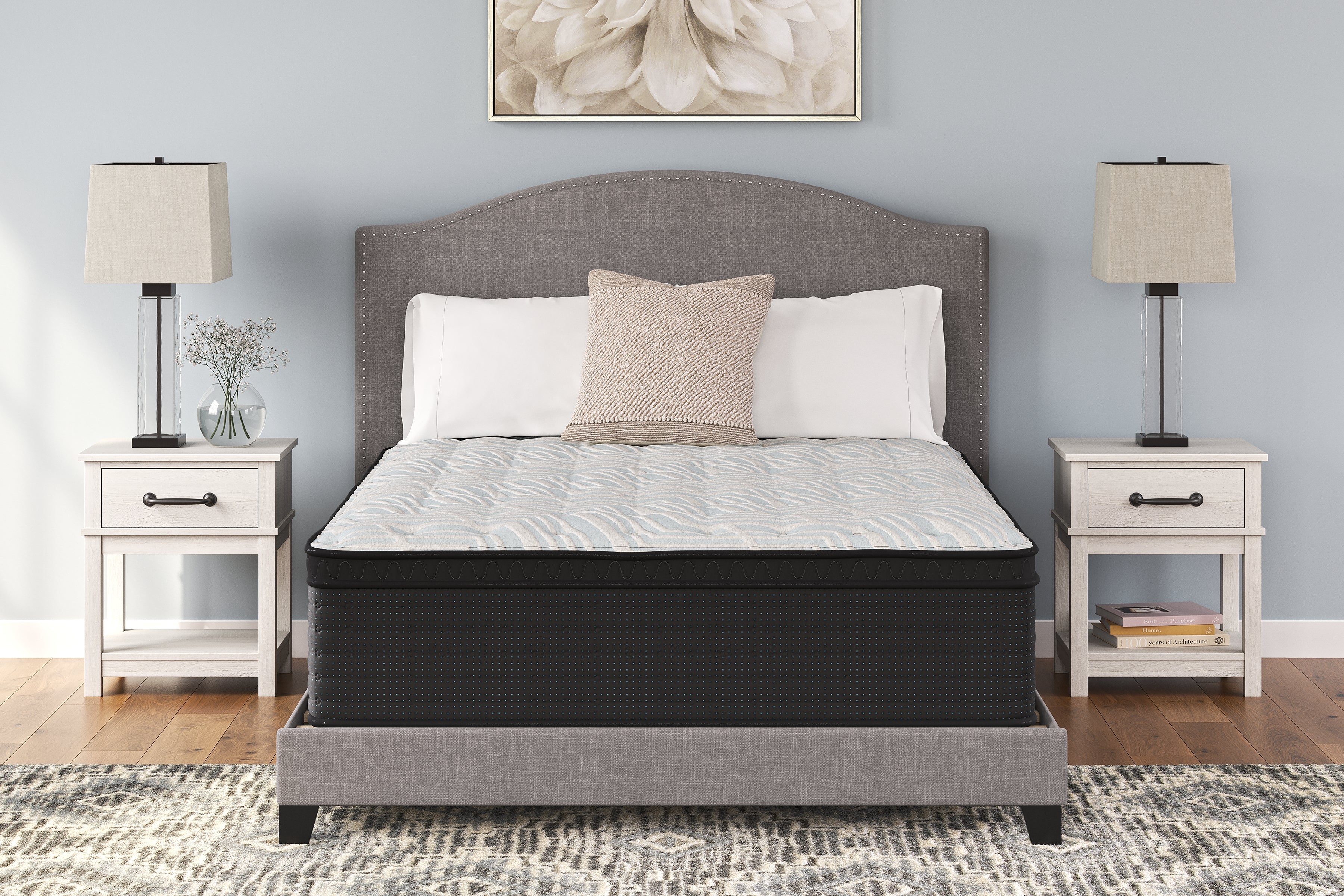 Best Furniture Outlet - Ashley Furniture - Palisades ET Mattresses - Full / Gray/Blue - M41721