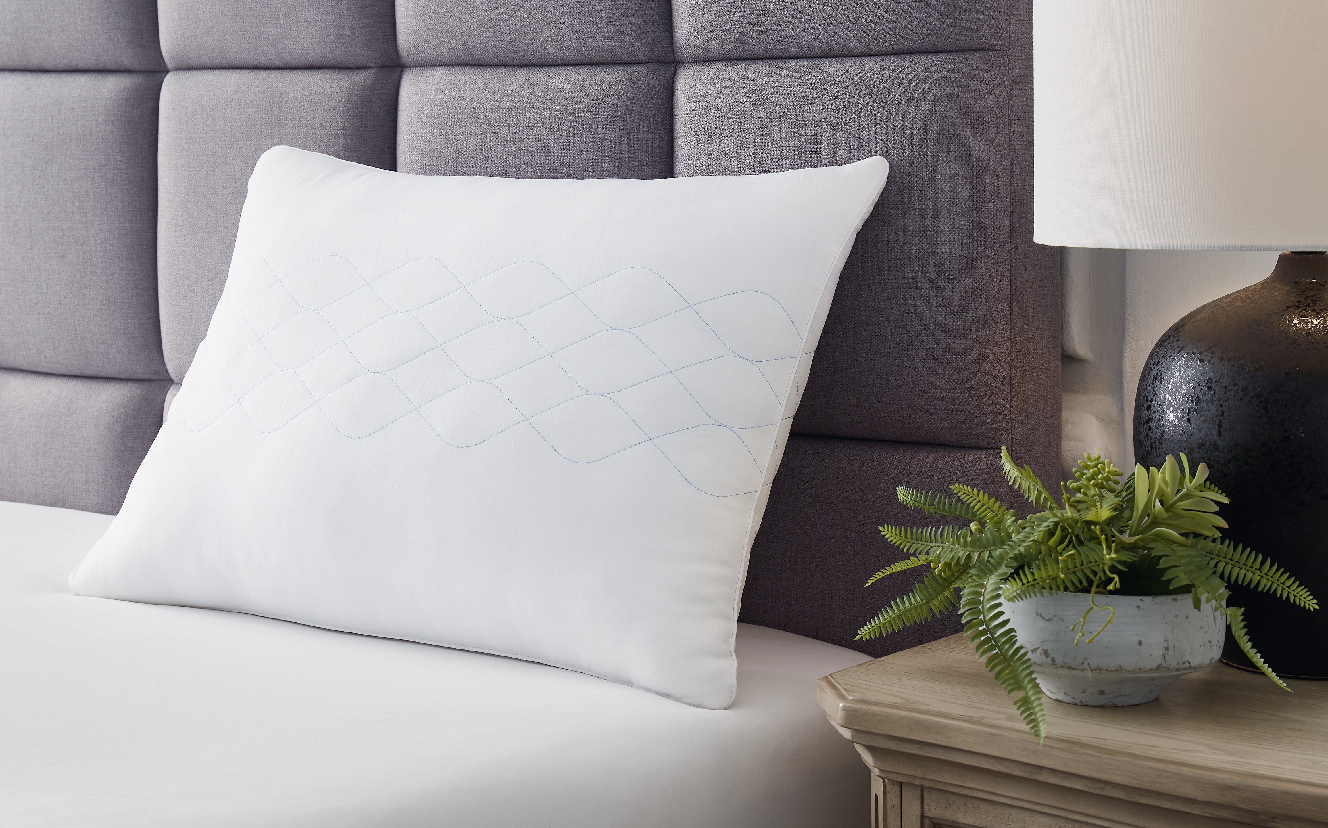 Best Furniture Outlet - Ashley Furniture - Zephyr 2.0 Pillows - Huggable Comfort Pillow (4/CS) / White - M52111