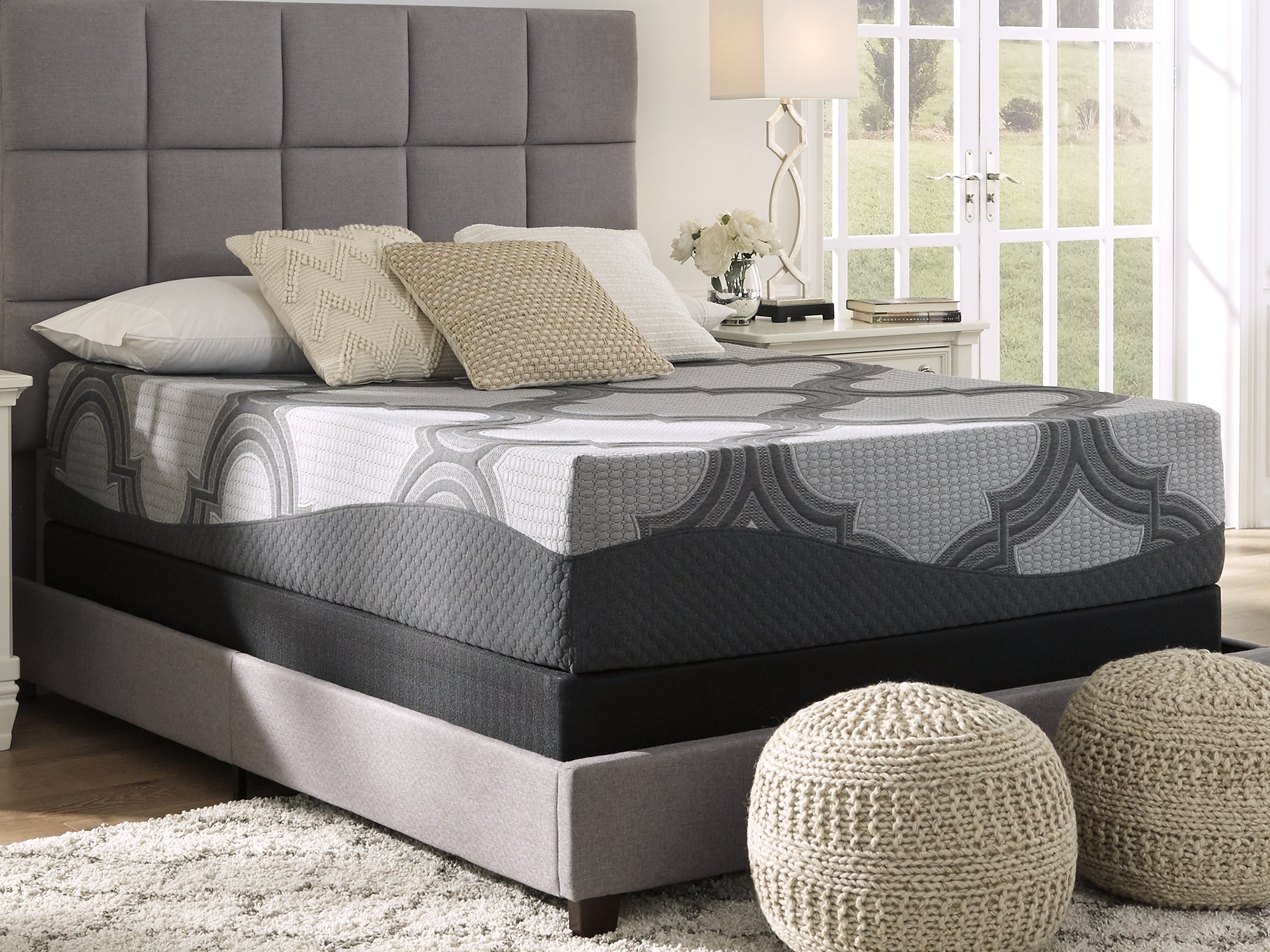 Best Furniture Outlet - Ashley Furniture - 1100 Series Mattresses - Twin XL / Gray - M52671