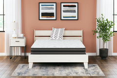 Best Furniture Outlet - Ashley Furniture - 10 Inch Pocketed Hybrid Mattresses - Queen / White - M58931
