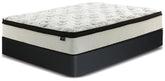 Best Furniture Outlet - Ashley Furniture - Chime 12 Inch Hybrid California King Mattress and Foundation Set - California King Mattress and Foundation Set - M697M1