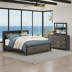 Best Furniture Outlet - Ashley Furniture - Broachmyn Bedroom - Bedroom Mirror / Black - PCB1118-36