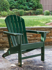 Best Furniture Outlet - Ashley Furniture - Sundown Shores Outdoor - Adirondack Chair / Green - PCP007-898