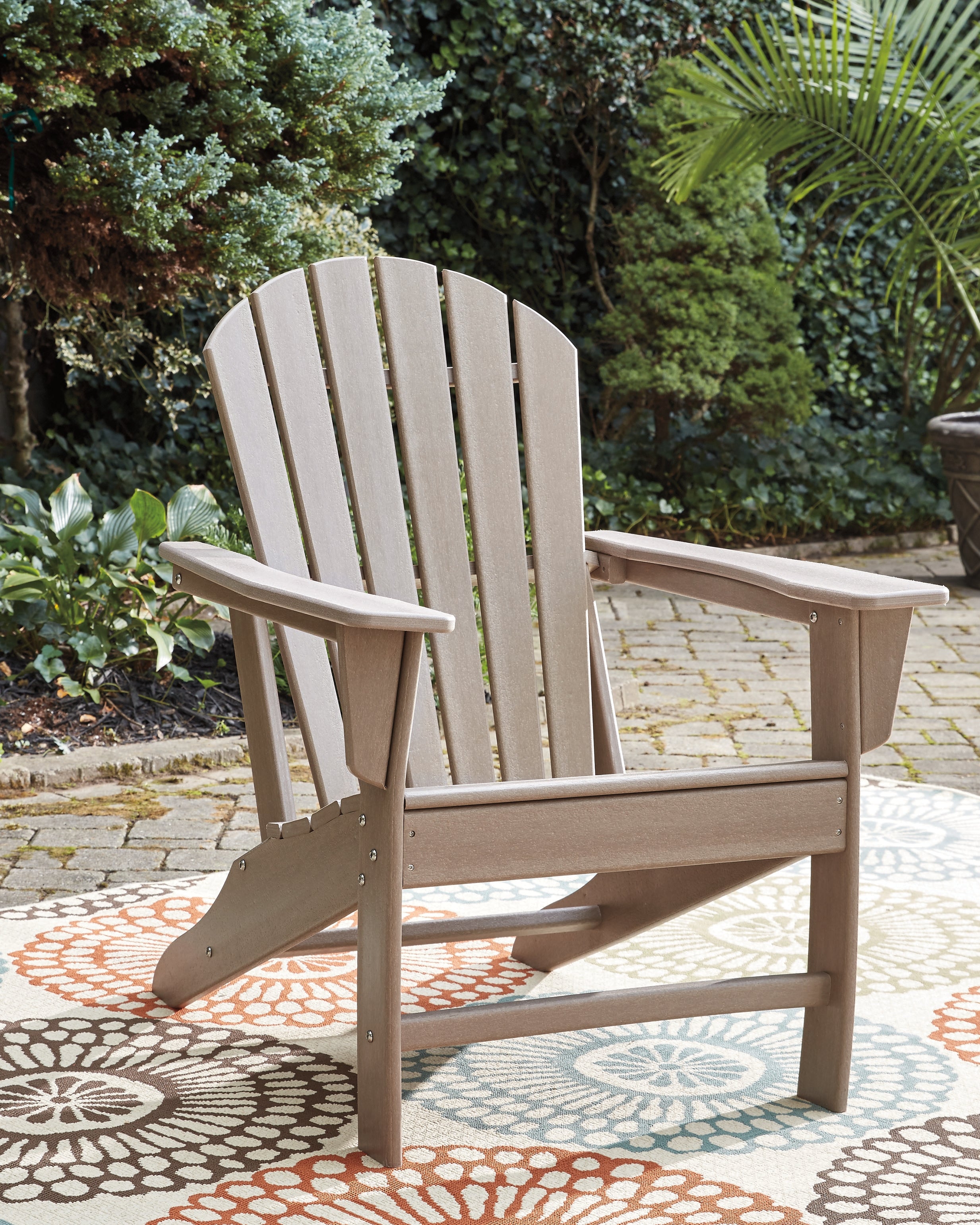 Best Furniture Outlet - Ashley Furniture - Sundown Treasure Outdoor - Adirondack Chair / Driftwood - P014-898