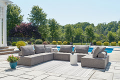 Best Furniture Outlet - Ashley Furniture - Bree Zee Outdoor - 7-Piece Outdoor Sectional / Brown - P160P2