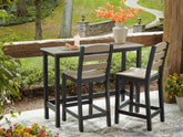 Best Furniture Outlet - Ashley Furniture - Shoreline Beach Outdoor - Counter Table Set (3/CN) - PCP221-113