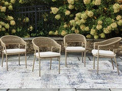 Best Furniture Outlet - Ashley Furniture - Orchard Beach Outdoor - Arm Chair With Cushion (4/CN) - PCP373-601A