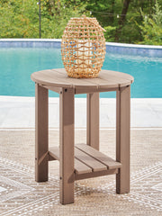 Best Furniture Outlet - Ashley Furniture - Grover Beach Outdoor - Oval End Table / Driftwood - PCP422-706