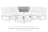 Best Furniture Outlet - Ashley Furniture - Beachloft Outdoor - 3-Piece Outdoor Sectional / Black/Gray - P490P6