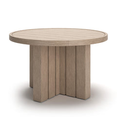 Best Furniture Outlet - Ashley Furniture - Thunder Trails Outdoor - Round Dining Table - PCP612-615