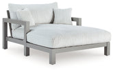 Best Furniture Outlet - Ashley Furniture - Hurley Park Outdoor - Sofa with Cushion / Gray - PCP695-838
