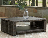 Best Furniture Outlet - Ashley Furniture - Grasson Lane Outdoor - Rectangular Cocktail Table / Brown - P783-701