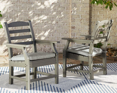 Best Furniture Outlet - Ashley Furniture - Visola Outdoor - Arm Chair With Cushion (Set of 2) / Gray - P802-601A