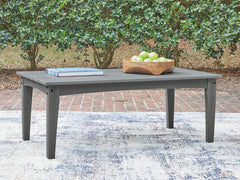 Best Furniture Outlet - Ashley Furniture - Cove Beach Outdoor - Rectangular Cocktail Table / Gray - PCP803-701